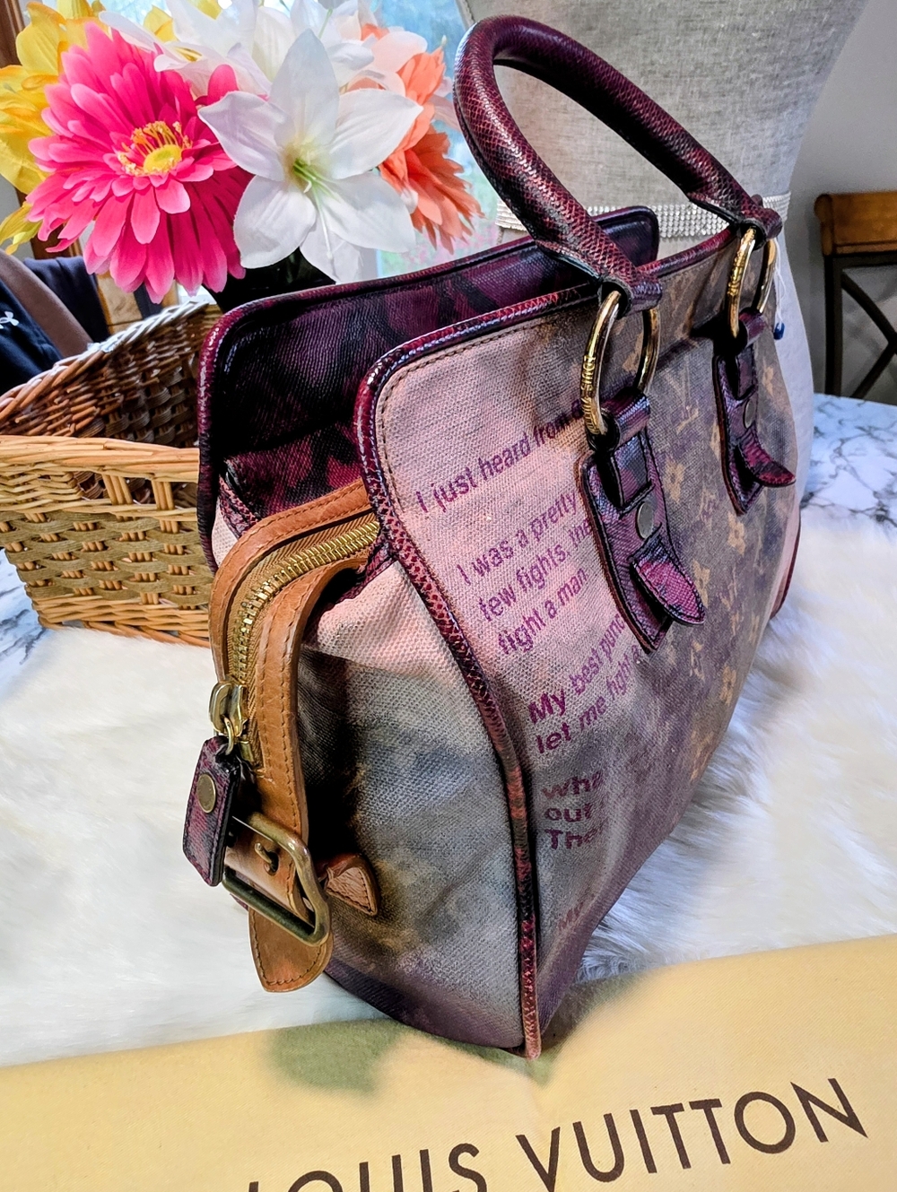 Louis Vuitton Limited Edition Graduate Jokes Satchel - Picture 6 of 15